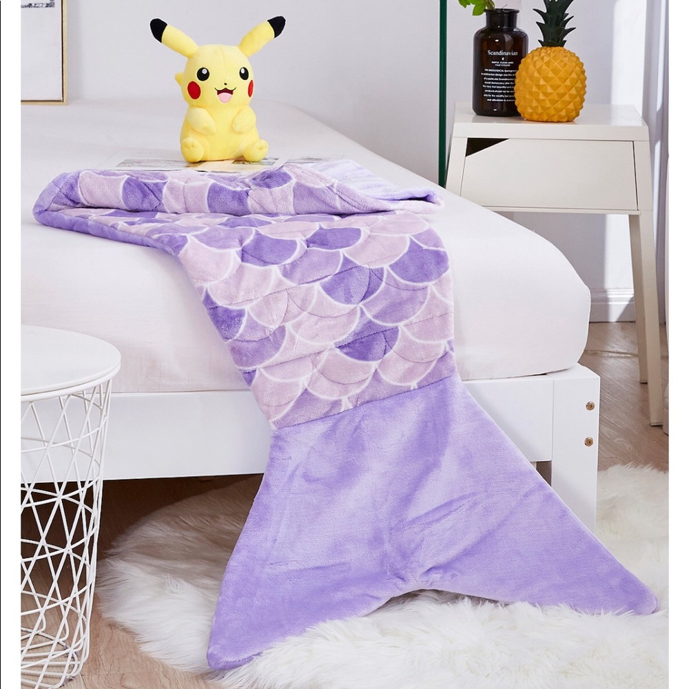 Kids Weighted Blanket Mermaid 5 lbs - Picture 6 of 7